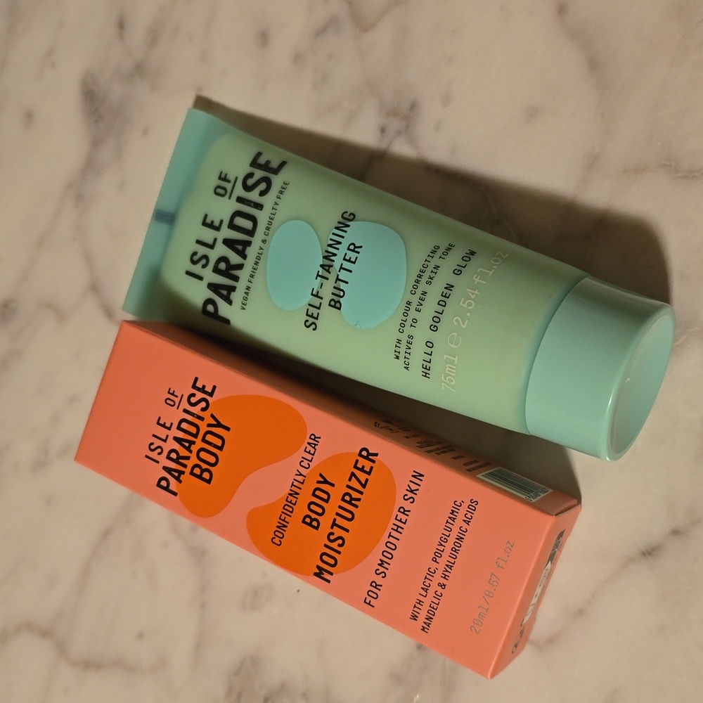 💚3 For $20💚 Isle of Paradise Body Moisturizer and Self-Tanning Butter Set NIB